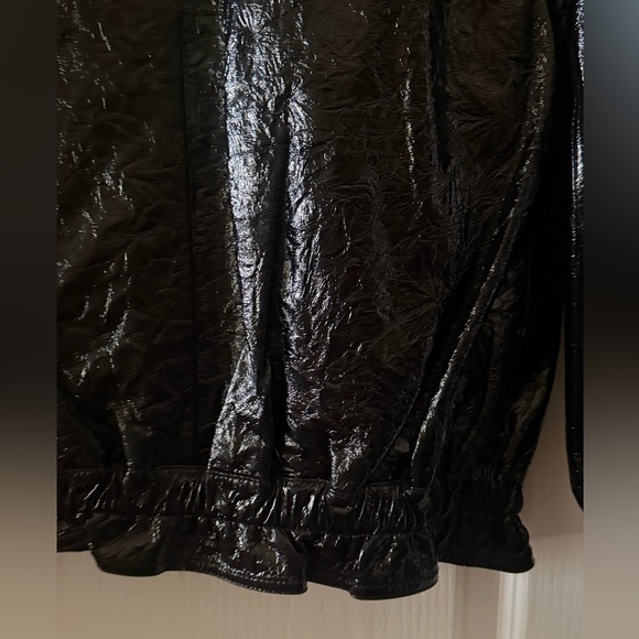 7 For All Man Kind Genuine Black Lamb Bomber Jacket w/removable fur collar NWT - Picture 11 of 16